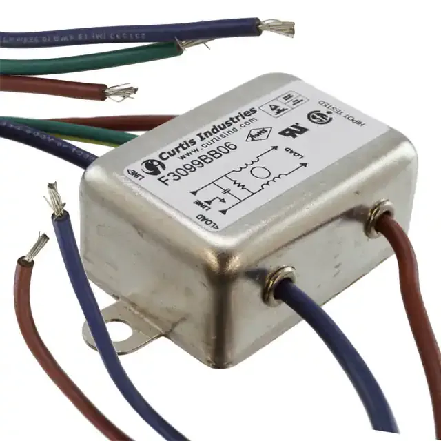 F3099BB06 (LINE FILTER 250VAC 6A CHASS MNT)