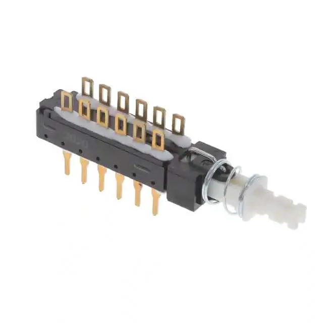 F4UEETBAU (SWITCH PUSH 4PDT 0.04A 50V)