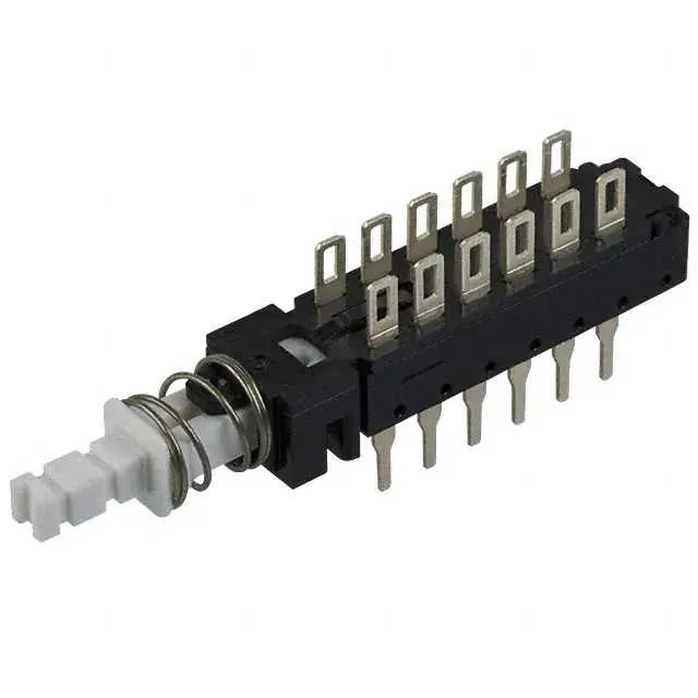 F4UOA (SWITCH PUSH 4PDT 0.5A 125V)
