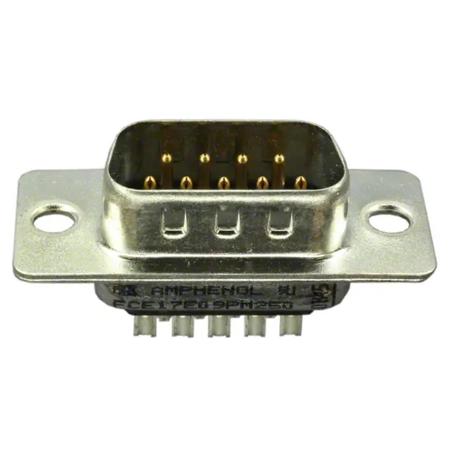 FCE17-E09PM-250 (CONN DSUB PLUG 9POS STR SLDR CUP)