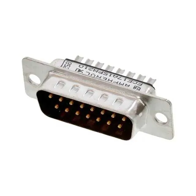 FCE17A15PM210 (CONN D-SUB PLUG 15P STR SLDR CUP)