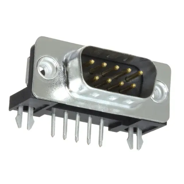 FCE17E09PA410 (CONN D-SUB PLUG 9POS R/A SOLDER)