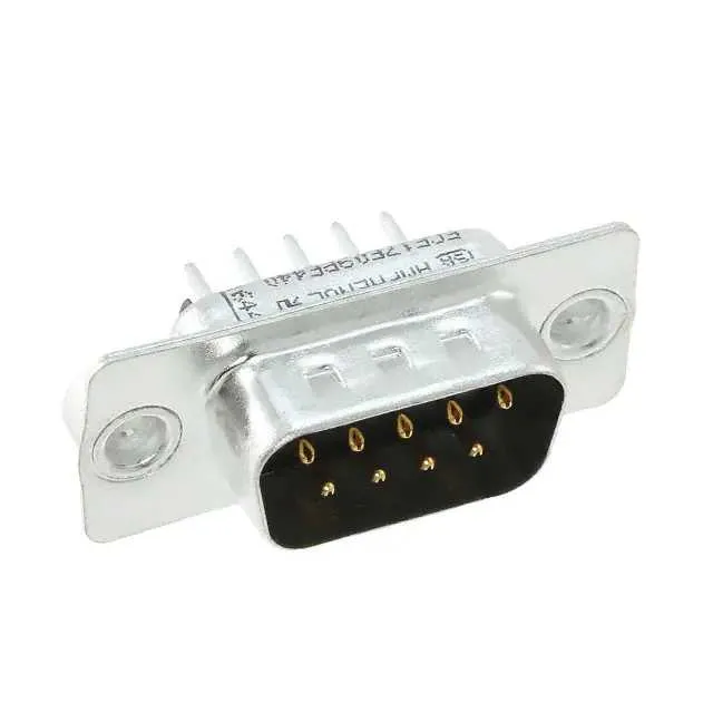 FCE17E09PE440 (CONN D-SUB PLUG 9POS VERT SOLDER)