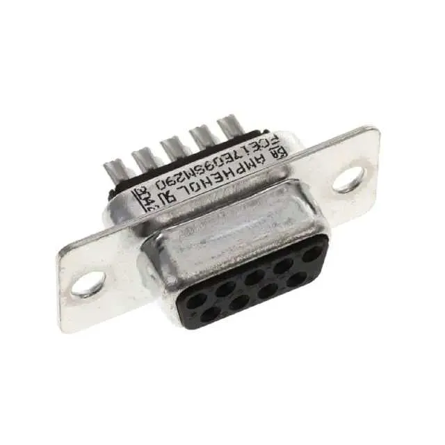 FCE17E09SM290 (CONN DSUB RCPT 9POS STR SLDR CUP)