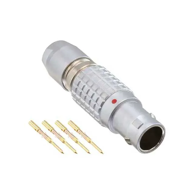 FGG.1B.304.CYCD52 (CONN PLUG MALE 4POS GOLD CRIMP)