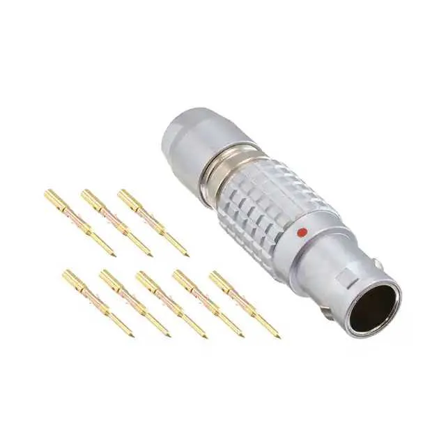 FGG.1B.308.CYCD52 (CONN PLUG MALE 8POS GOLD CRIMP)