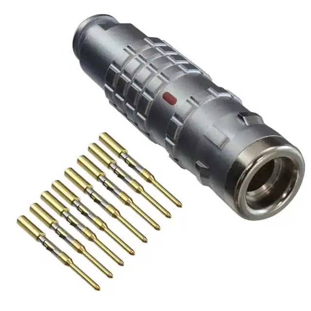 FGG.1K.308.CYCC60Z (CONN PLUG MALE 8POS GOLD CRIMP)