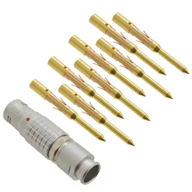 FGG.3B.308.CYCD10Z (CONN PLUG MALE 8POS GOLD CRIMP)