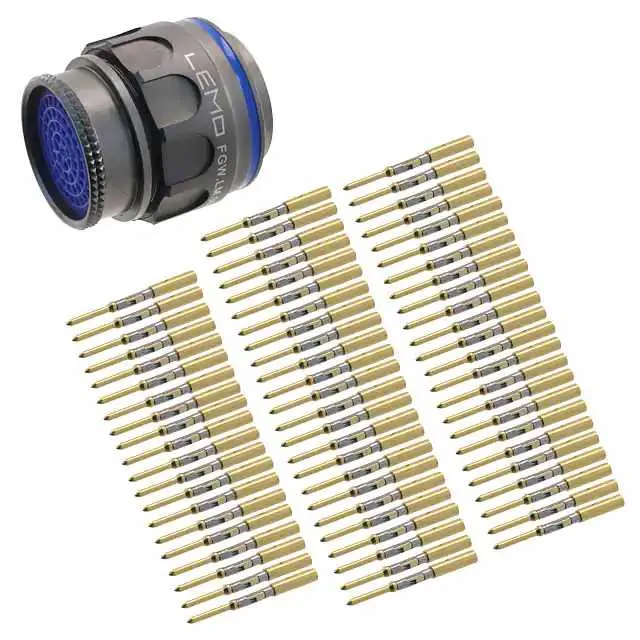 FGW.LM.368.XLCT (CONN PLUG MALE 68POS GOLD CRIMP)