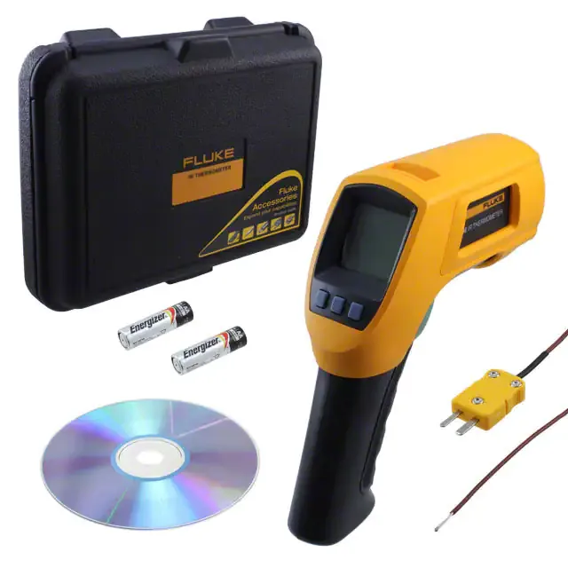 FLUKE-566 (THERMOMETER IR W/PROBE MENU& MEM)