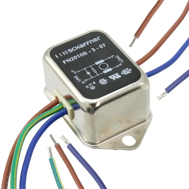 FN2010B-3-07 (LINE FILTER 250VAC 3A CHASS MNT)