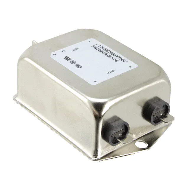 FN2020A-20-06 (LINE FILTER 250VAC 20A CHASS MNT)