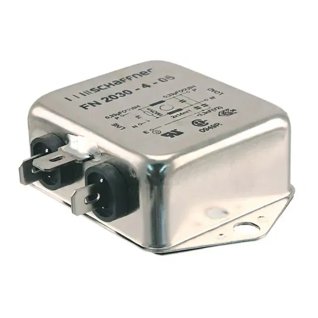 FN2030-4-06 (LINE FILTER 250VAC 4A CHASS MNT)
