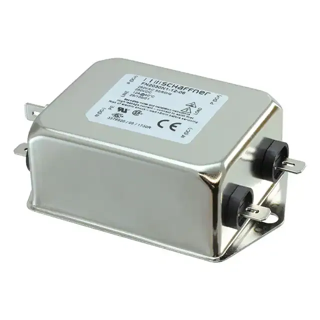 FN2030N1-12-06 (LINE FILTER 250VDC/VAC 12A CHAS)
