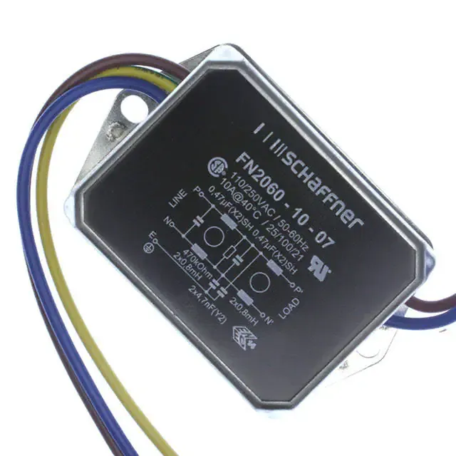 FN2060-10-07 (LINE FILTER 250VAC 10A CHASS MNT)