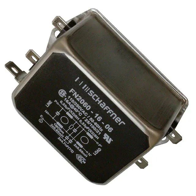 FN2060-16-06 (LINE FILTER 250VAC 16A CHASS MNT)