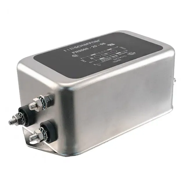 FN2060-20-08 (LINE FILTER 250VAC 20A CHASS MNT)