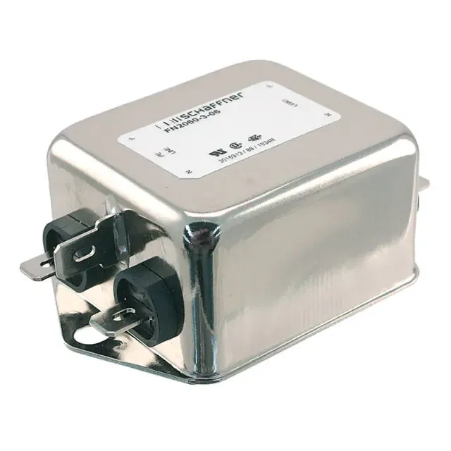 FN2060-3-06 (LINE FILTER 250VAC 3A CHASS MNT)