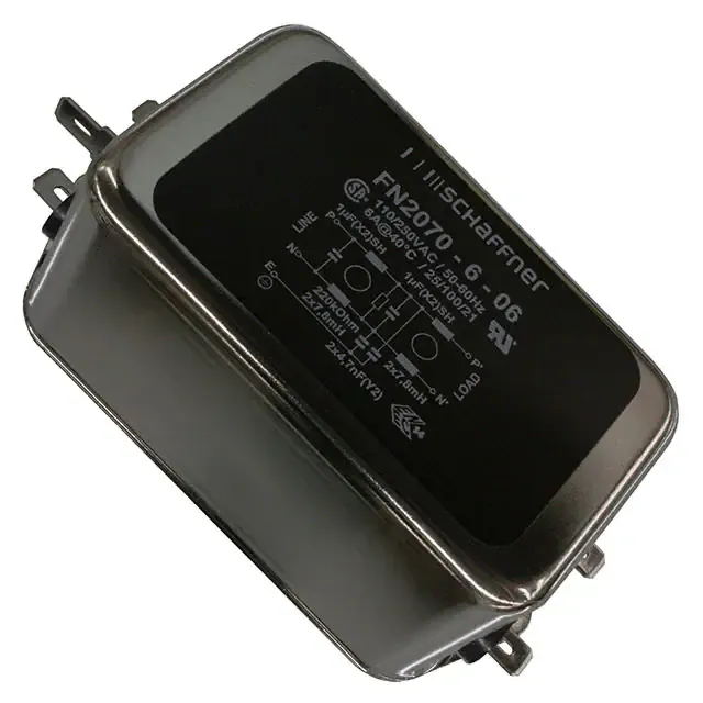 FN2070-6-06 (LINE FILTER 110/250VAC 6A CHAS)