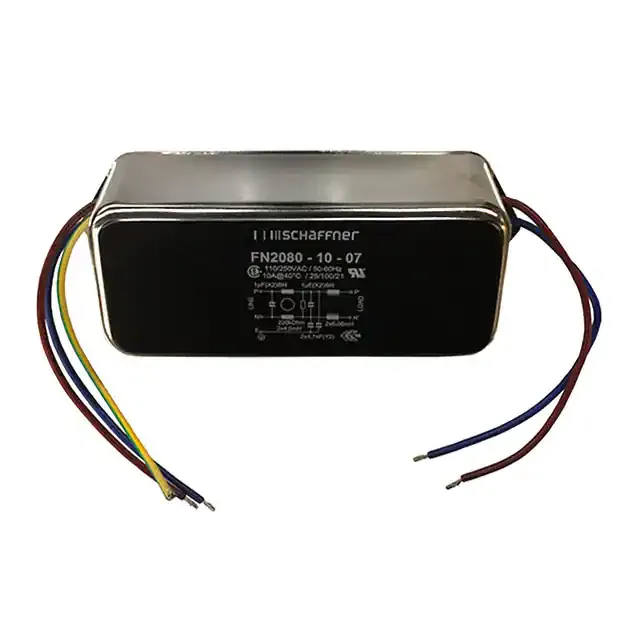 FN2080-10-07 (LINE FILTER 110/250VAC 10A CHASS)