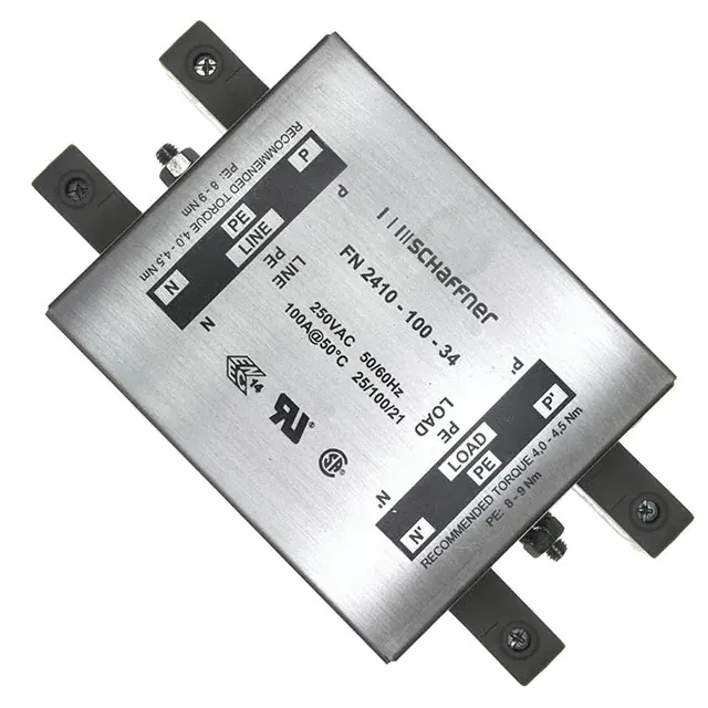 FN2410-100-34 (LINE FILTER 250VAC 100A CHASS)