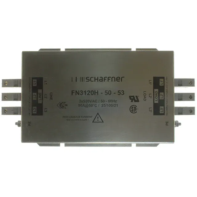 FN3120H-50-53 (LINE FILTER 50A CHASSIS MOUNT)