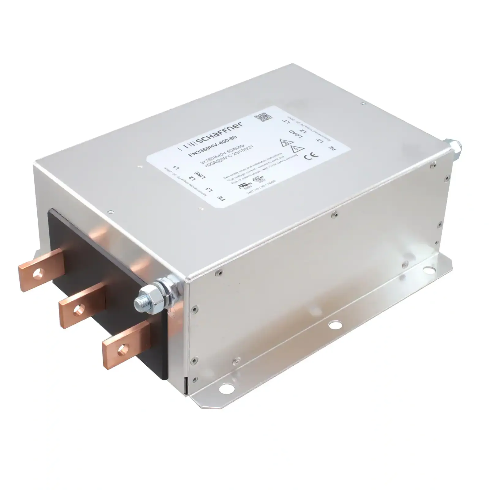 FN3359HV-400-99 (LINE FILTER 400A CHASSIS MOUNT)