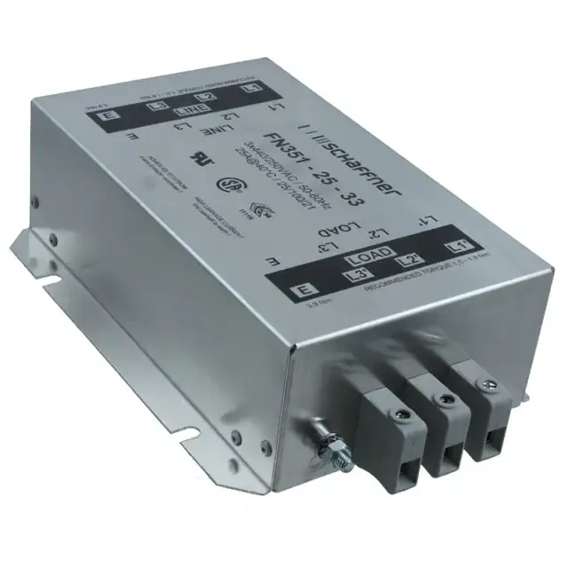 FN351-25-33 (LINE FILTER 25A CHASSIS MOUNT)