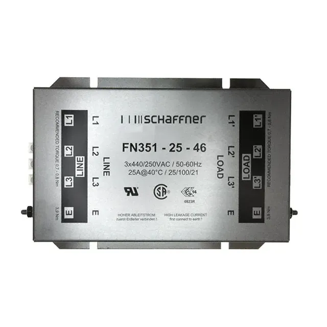 FN351-25-46 (LINE FILTER 25A CHASSIS MOUNT)