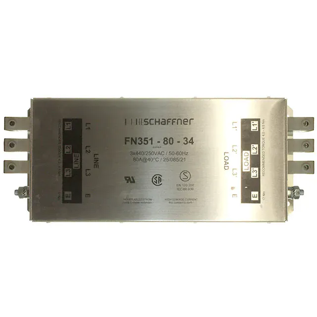 FN351-80-34 (LINE FILTER 80A CHASSIS MOUNT)