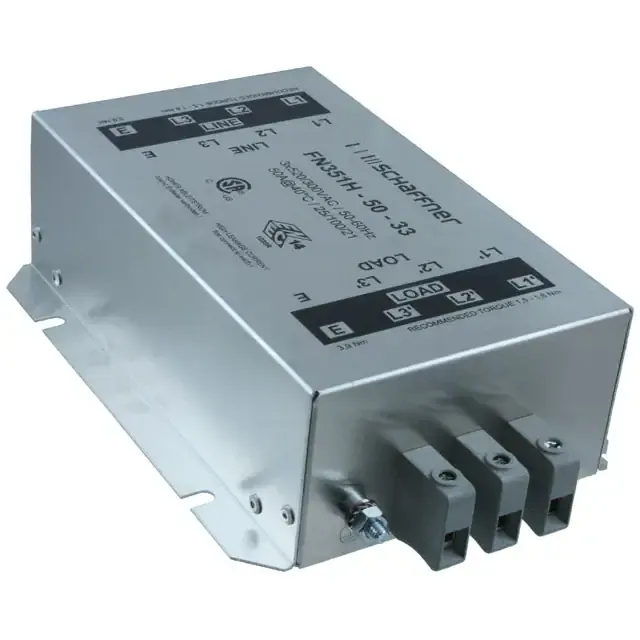 FN351H-50-33 (LINE FILTER 50A CHASSIS MOUNT)