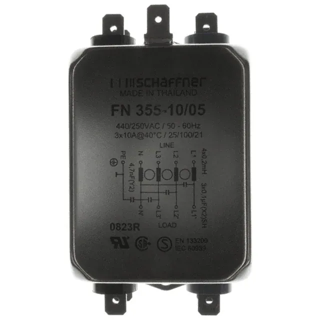 FN355-10-05 (LINE FILTER 10A CHASSIS MOUNT)