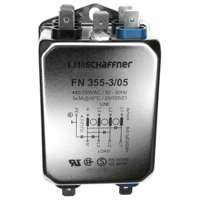 FN355-3-05 (LINE FILTER 3A CHASSIS MOUNT)