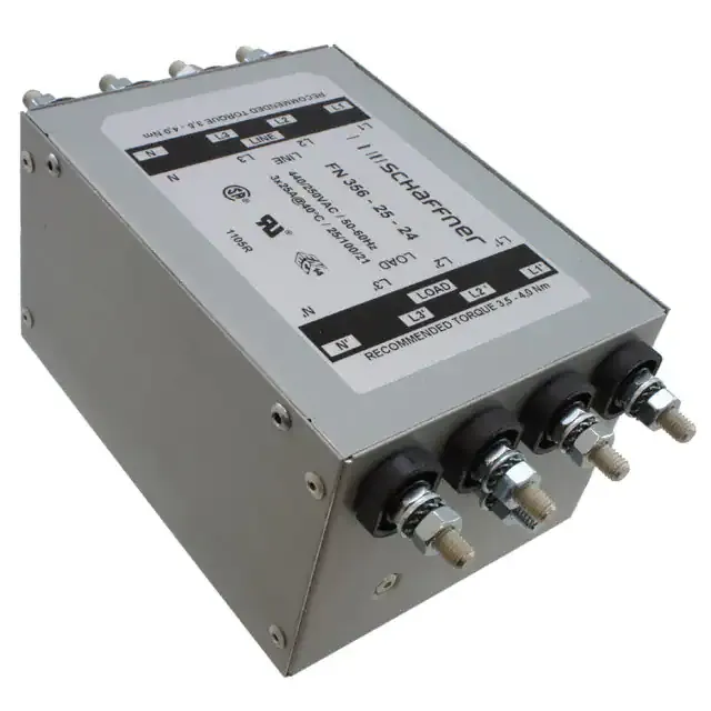 FN356-25-24 (LINE FILTER 25A CHASSIS MOUNT)