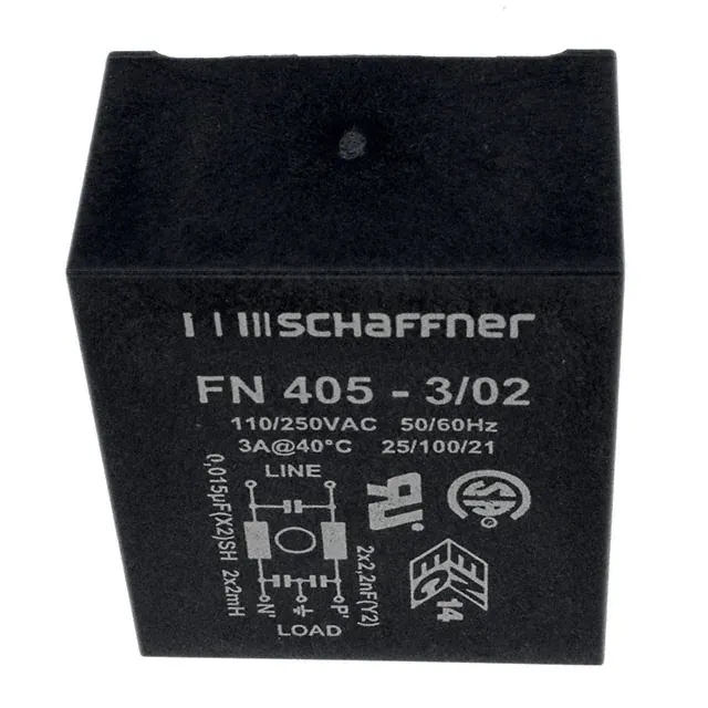 FN405-3-02 (LINE FILTER 250VAC 3A TH)