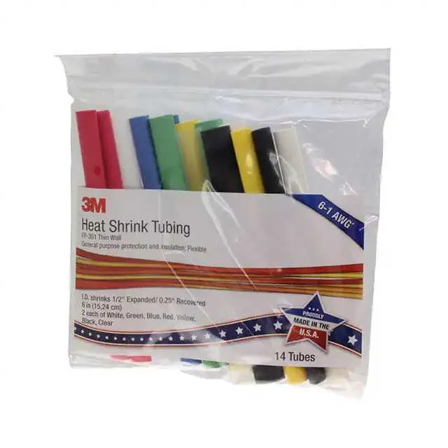 FP301-1/2-6-ASSORTED-10-14 PC PKS" (HEATSHRINK FP301 1/2-6 ASSORTED")