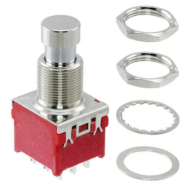 FS57003PLT2B2M1QEH (SWITCH PUSHBUTTON 3PDT 1A 9V)