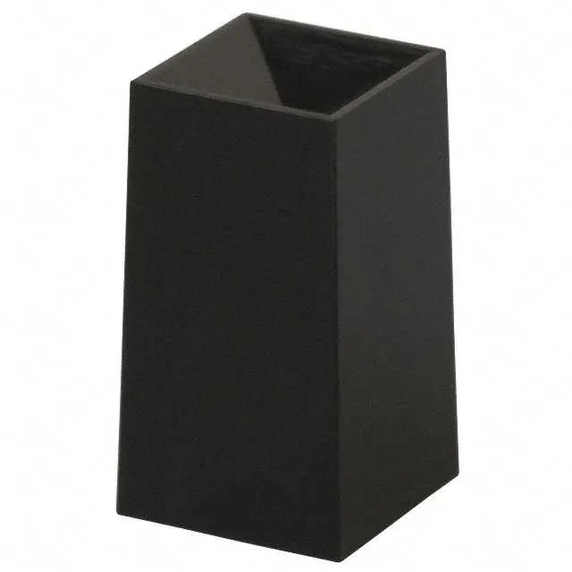G001A (CAP PUSHBUTTON SQUARE BLACK)