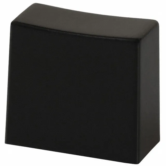 G002A (CAP PUSHBUTTON RECTANGULAR BLACK)