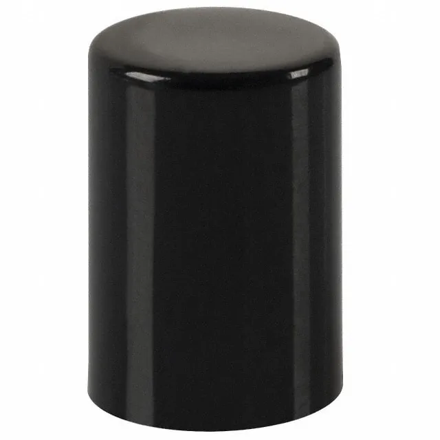 454D02000 (CAP PUSHBUTTON ROUND BLACK)