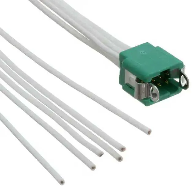 G125-MC10605L4-0150L (1.25MM M/L 6POS 26AWG 150MM)