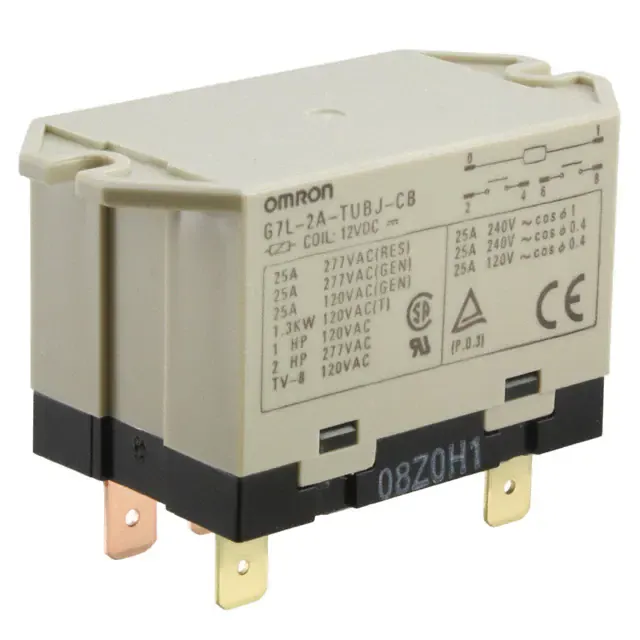 G7L-2A-TUB-J-CB-DC12 (RELAY GEN PURPOSE DPST 25A 12V)