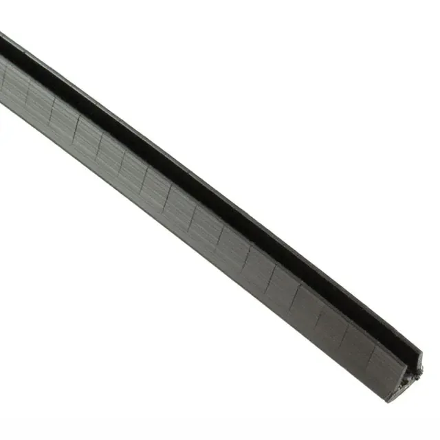 GEE144F-A-C0 (GROMMET EDGE SLOT BLACK 1=100')