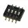 97C04S (SWITCH SLIDE DIP SPST 25MA 24V)