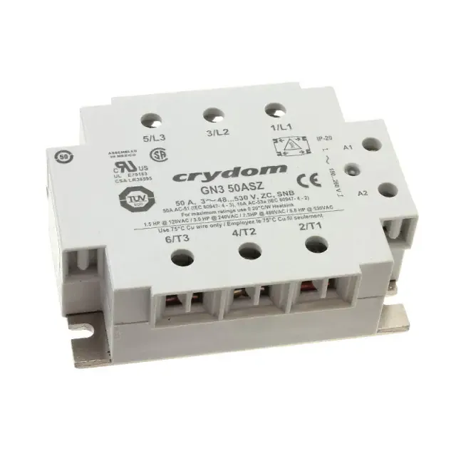 GN350ASZ (SSR GN3 3-PHASE 50A 180-280VAC)