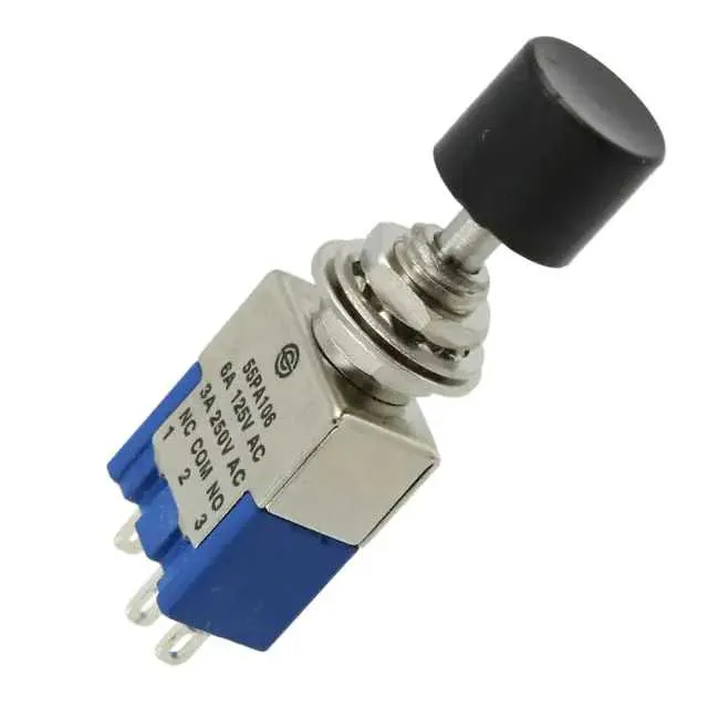GPB001PA06A1UB (SWITCH PUSHBUTTON SPDT 6A 125V)