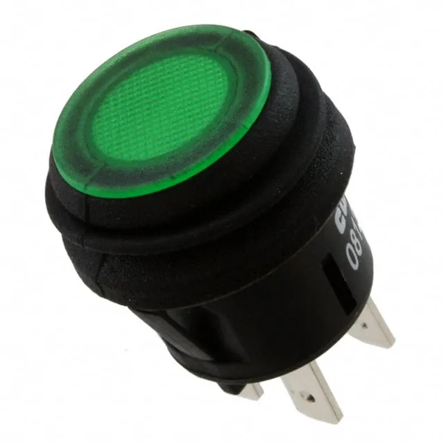 GPB527B2L02BG1 (SWITCH PUSHBUTTON DPST 10A 125V)