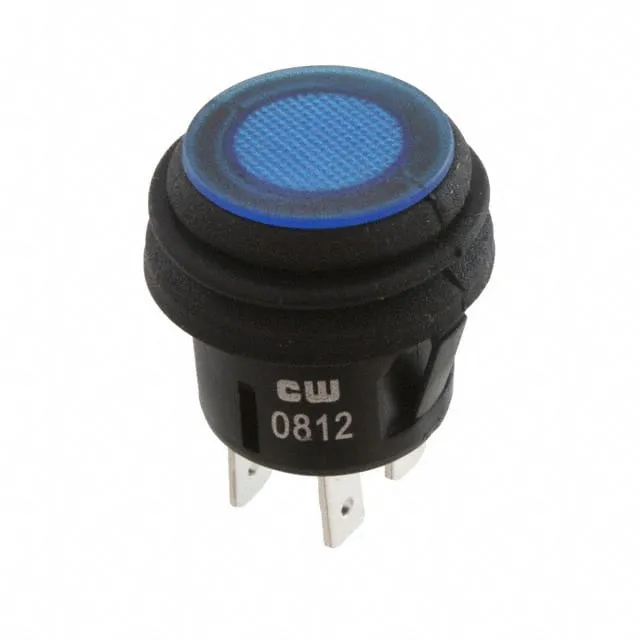 GPB527B2L02BU1 (SWITCH PUSHBUTTON DPST 10A 125V)