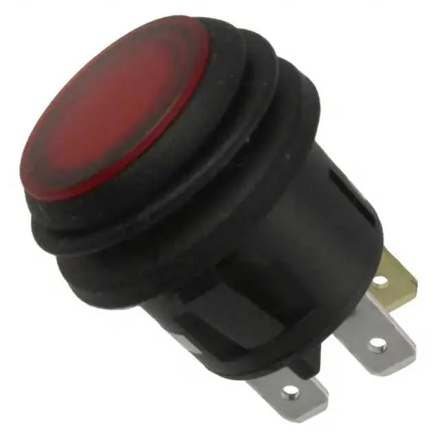 GPB527D2B02BR1 (SWITCH PUSHBUTTON SPST 10A 125V)
