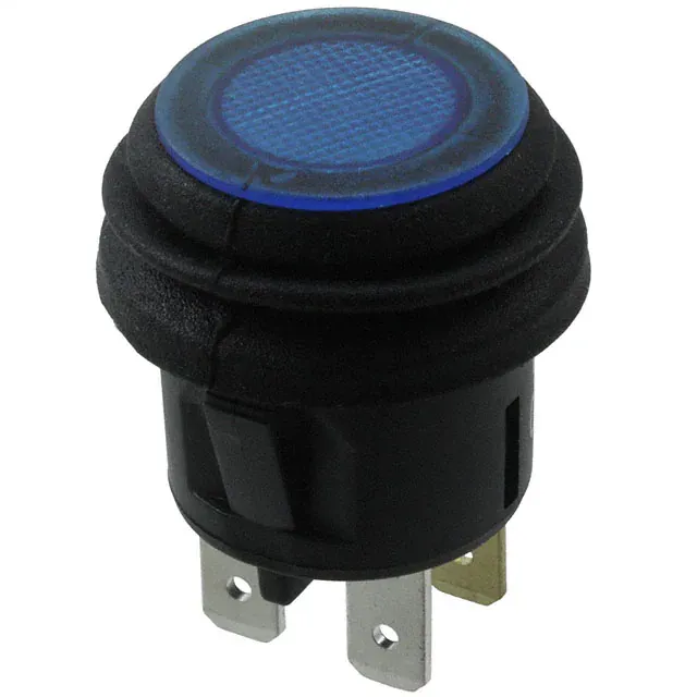 GPB527D2B02BU1 (SWITCH PUSHBUTTON SPST 10A 125V)
